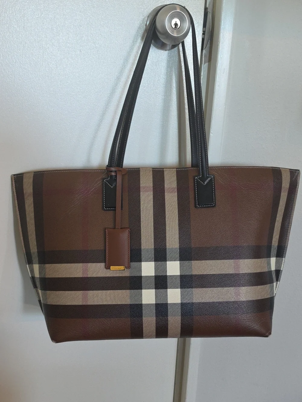 Burberry Medium Check Tote